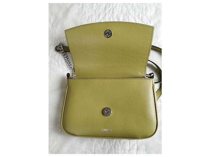 Lancel Handtasche aus Leder Pistaziengrün Olivgrün - Ansicht 3