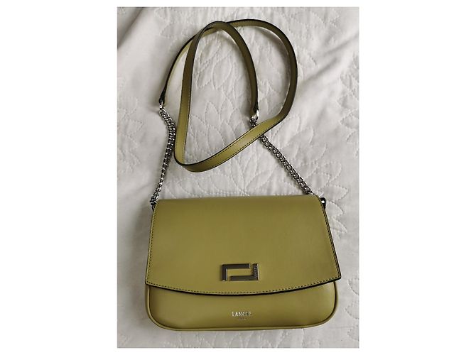 Lancel Handtasche aus Leder Pistaziengrün Olivgrün - Ansicht 4