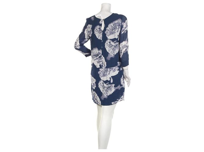 Ganni Kleid blau aus Viscose - Ansicht 2