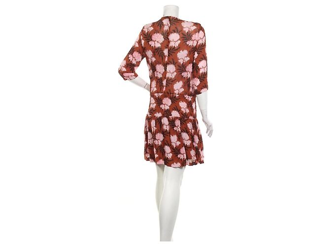 Ganni Kleid orange aus Viscose - Ansicht 2