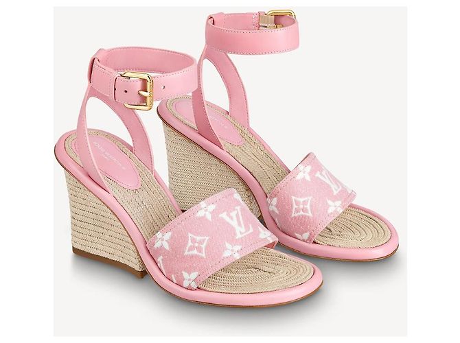 Louis Vuitton Sandali con zeppa LV Maia - vista 4