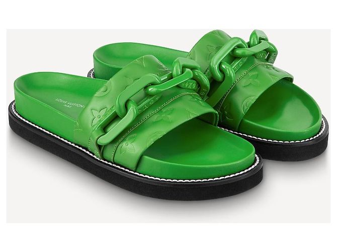 Louis Vuitton Mules flat comfort LV Sunset - vista 3