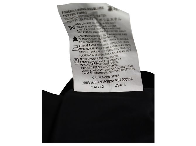 Rotes rückenfreies Minikleid von Valentino mit Samtschleife aus grauem Polyester - Ansicht 8