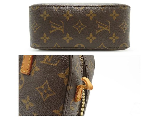 LOUIS VUITTON Borsa Spontini in tela con monogramma senza tracolla Marrone - vista 2