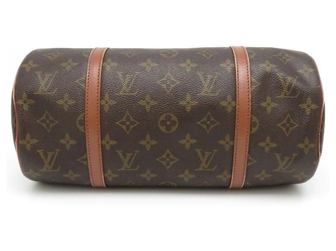 LOUIS VUITTON Papillon in tela con monogramma 30 Borsa Marrone - vista 3