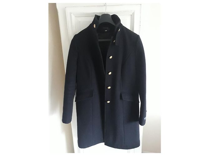 Autre Marque Abrigo francés de lana/chaquetón -Dalmard Marine- Perfecto estado Azul marino - vista 2