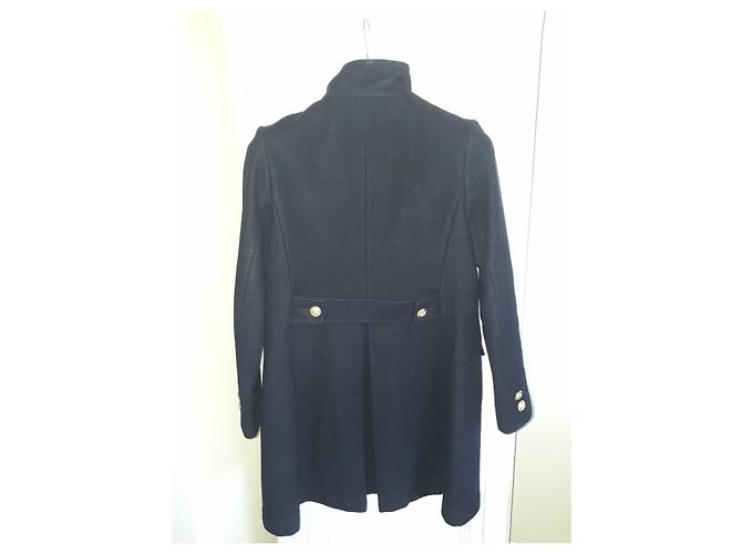 Autre Marque Abrigo francés de lana/chaquetón -Dalmard Marine- Perfecto estado Azul marino - vista 3