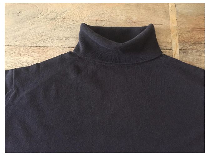 John Smedley brauner Rollkragenpullover T. L - XL Dunkelbraun - Ansicht 9