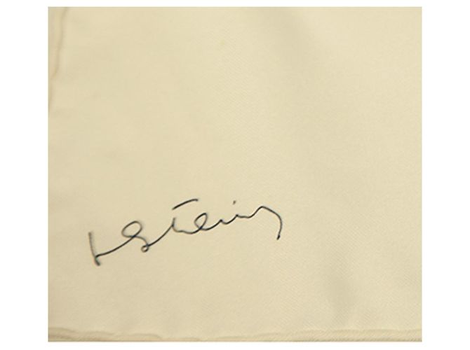 Hermès Hermes Maillons Sciarpa Hermes 2013 Joel Stein bianco verde blu stampa colorata Multicolore - vista 6
