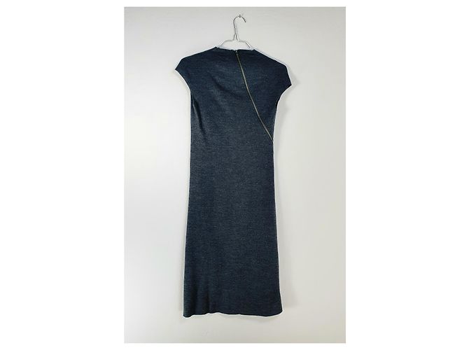 Vestido Helmut Lang de lana gris - vista 3