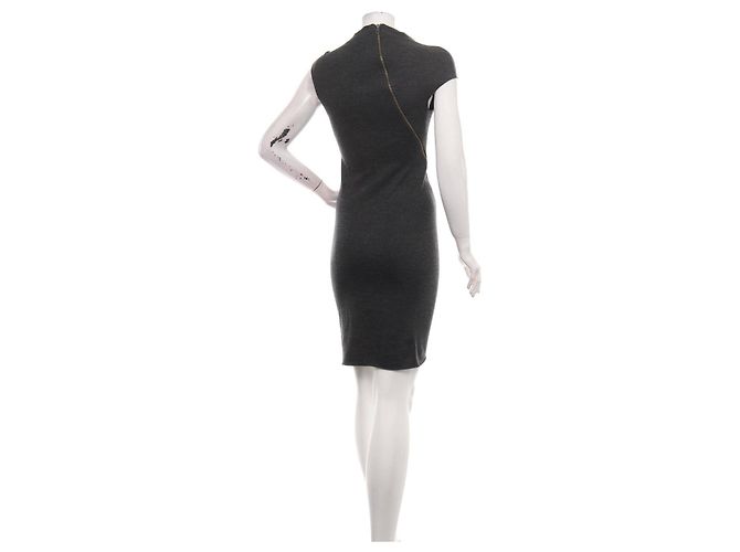 Vestido Helmut Lang de lana gris - vista 6