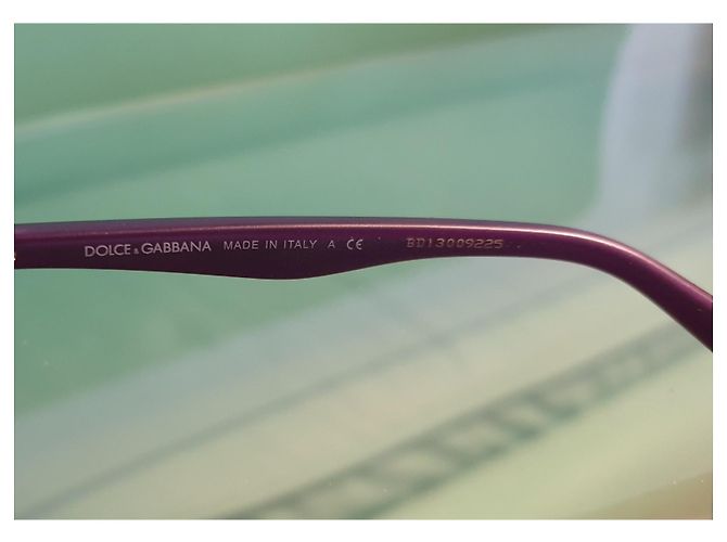 Dolce & Gabbana Sunglasses Grey Purple Plastic - view 7