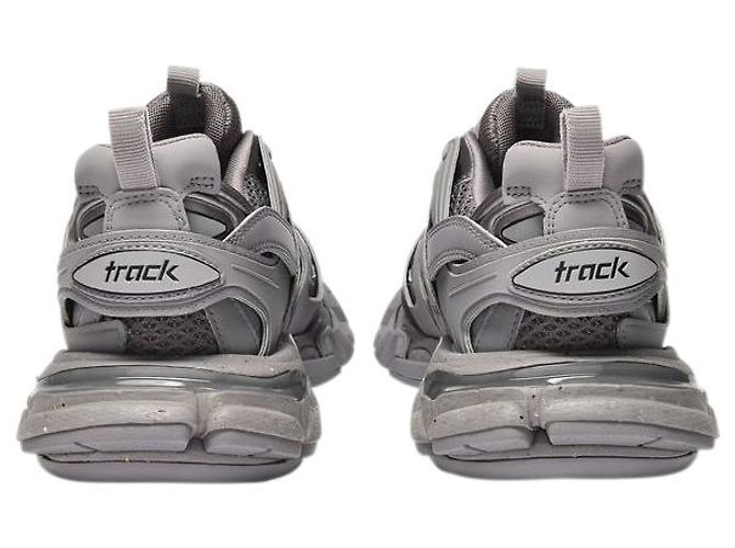 Balenciaga Track-Sneakers aus grauem Canvas - Ansicht 4