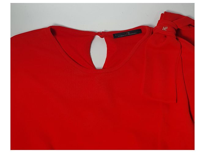 Abito rosso Carolina Herrera - vista 6