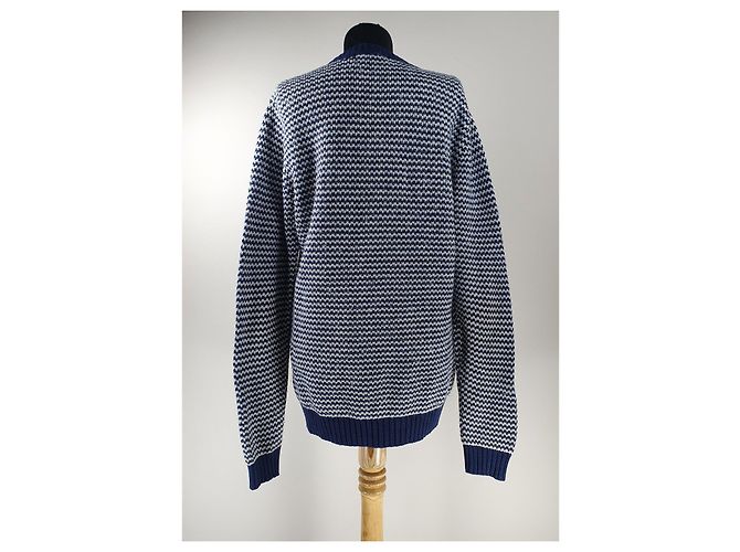 Suéter Oversize Bruuns Bazaar Azul Lã - vista 4