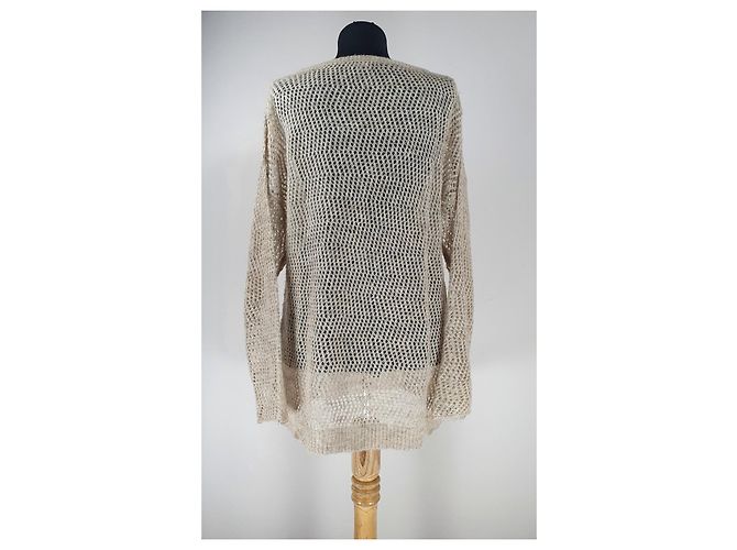 Autre Marque Jersey de malla Fontana Beige - vista 3