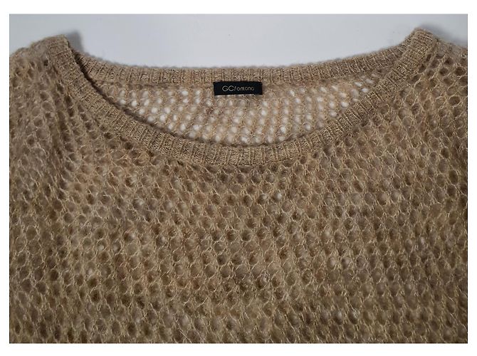 Autre Marque Jersey de malla Fontana Beige - vista 4