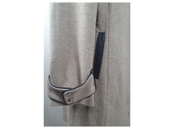 Abrigo de lana Calvin Klein beige - vista 3