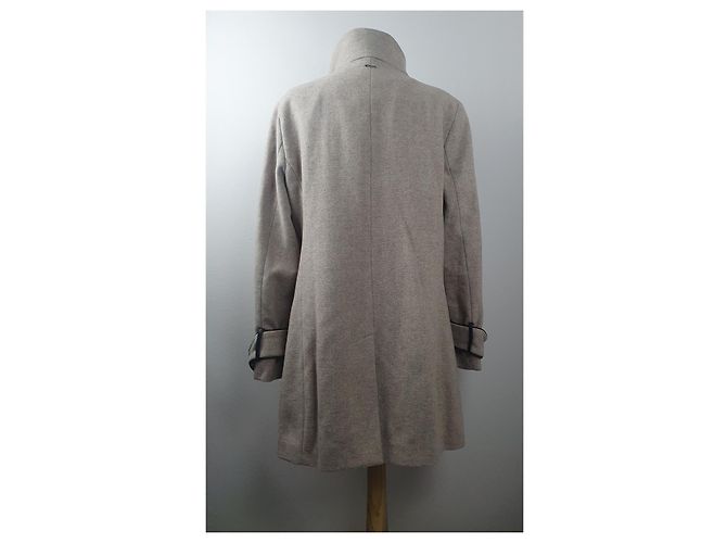 Abrigo de lana Calvin Klein beige - vista 4