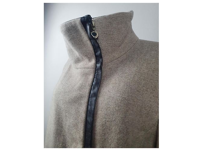 Abrigo de lana Calvin Klein beige - vista 6