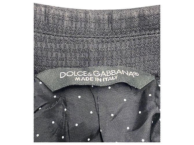 Dolce & Gabbana Maßgeschneiderte Martini-Abendjacke aus schwarzer Wolle - Ansicht 8