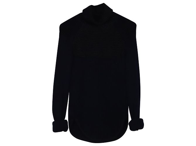 Jersey elástico Isabel Marant de lana azul marino - vista 3