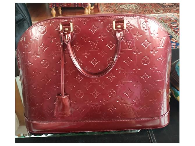 Louis Vuitton Borsa ALMA GM Bordò - vista 2