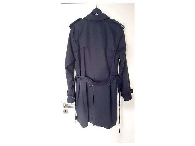 Trench Burberry Heritage Blu navy - vista 3