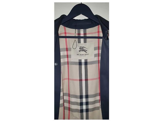 Trench Burberry Heritage Blu navy - vista 5