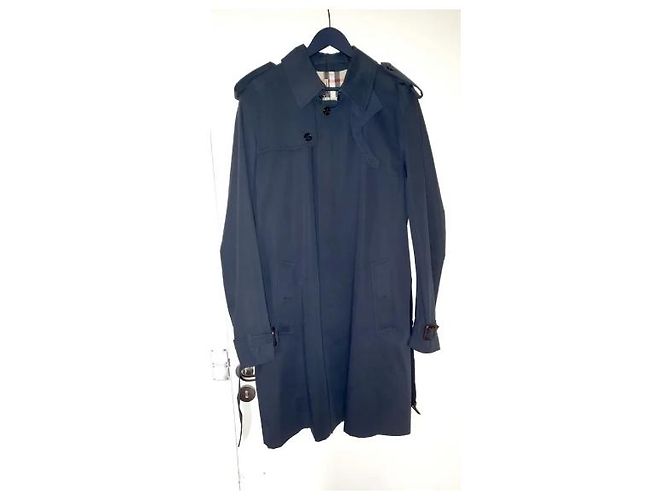 Trench Burberry Heritage Blu navy - vista 6