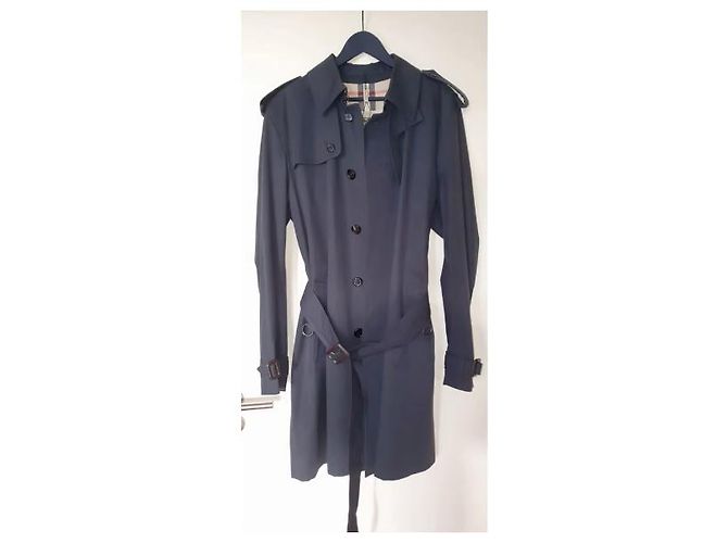 Trench Burberry Heritage Blu navy - vista 7