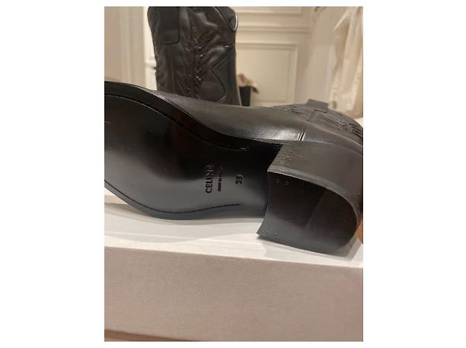 Céline Westliche Camargue über Stiefeletten Schwarz - Ansicht 4