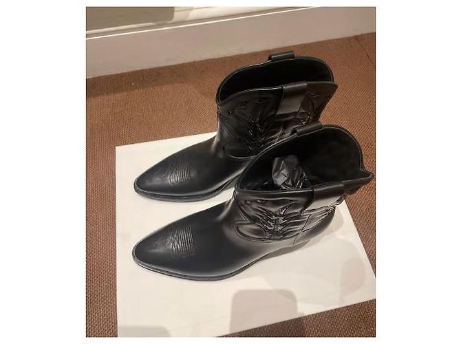 Céline Westliche Camargue über Stiefeletten Schwarz - Ansicht 5