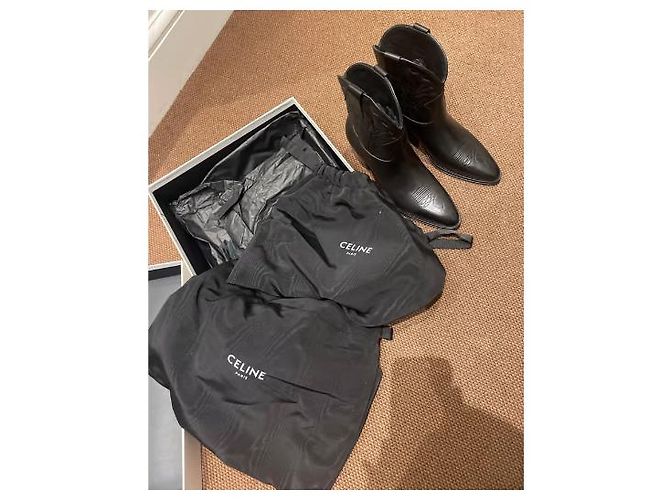 Céline Westliche Camargue über Stiefeletten Schwarz - Ansicht 6