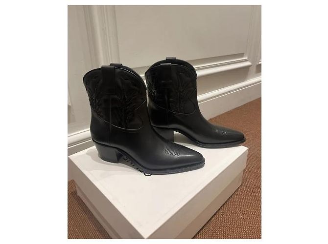 Céline Westliche Camargue über Stiefeletten Schwarz - Ansicht 7