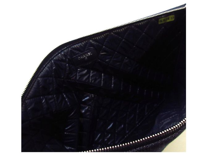 Chanel Deauville Azul marinho - vista 5