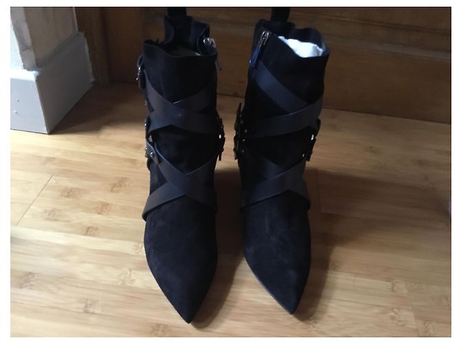 Botines Balmain de piel negro - vista 2