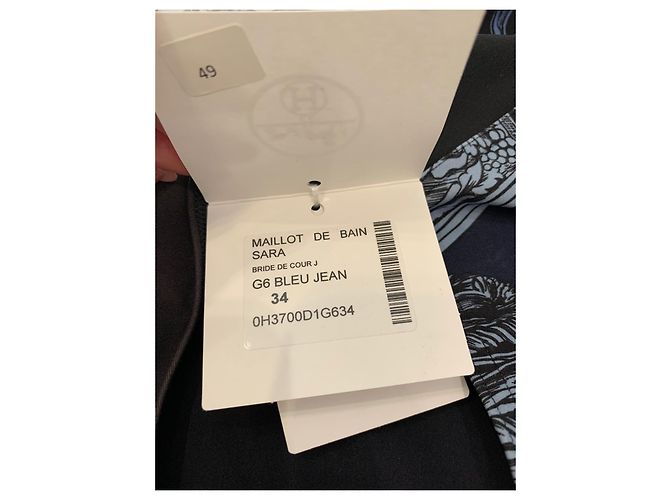 Hermès Badebekleidung Hellblau Dunkelblau - Ansicht 6