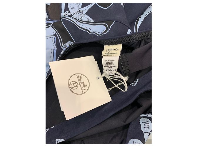 Hermès Badebekleidung Hellblau Dunkelblau - Ansicht 7