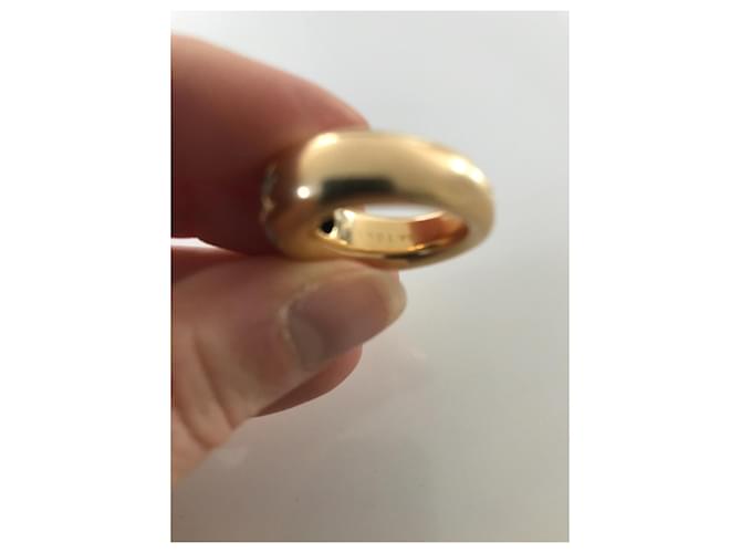 Chaumet Bague jonc  7 diamants étoiles Bijouterie dorée - vue 2