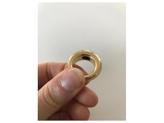 Chaumet Bague jonc  7 diamants étoiles Bijouterie dorée - vue 7