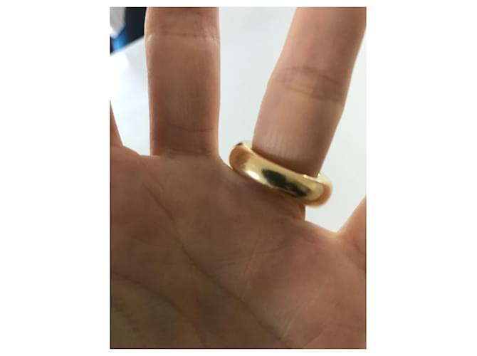 Chaumet Bague jonc  7 diamants étoiles Bijouterie dorée - vue 9