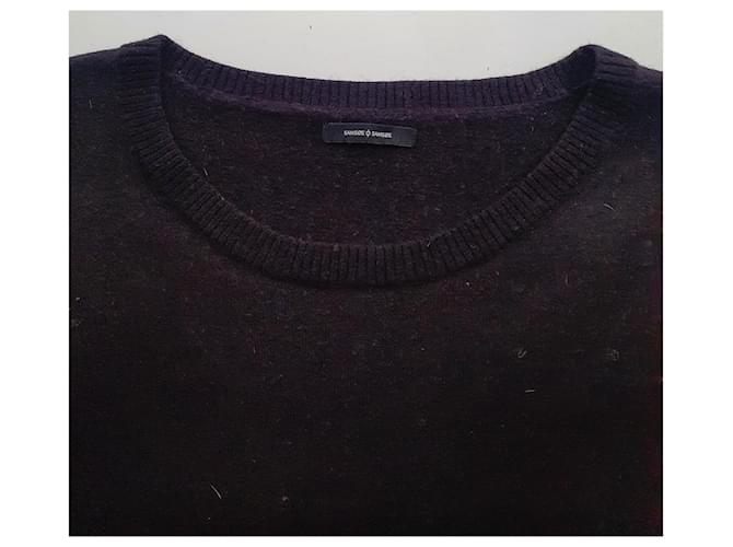 Pull Samsoe & Samsoe en laine noir gris - vue 4