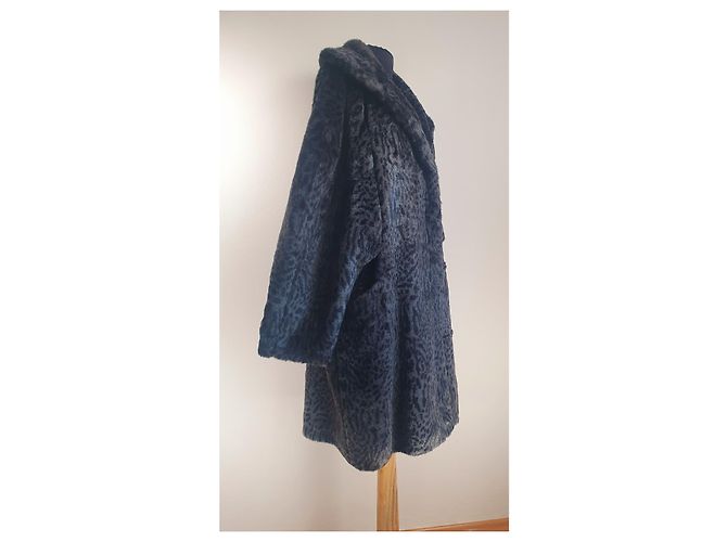 Abrigo Marc Cain Estampado Animal Gris - vista 3