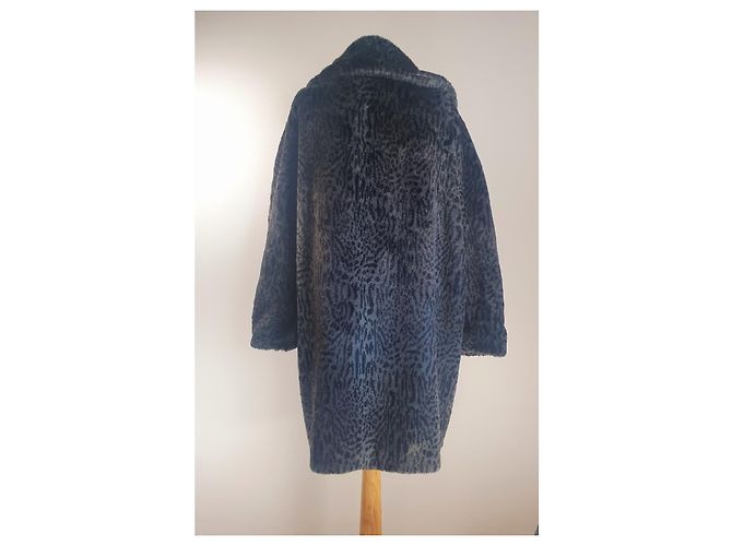 Abrigo Marc Cain Estampado Animal Gris - vista 4