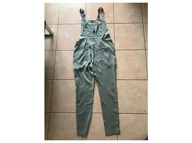 Macacão Brunello Cucinelli de seda taupe - vista 5