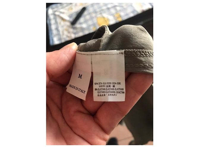 Macacão Brunello Cucinelli de seda taupe - vista 7
