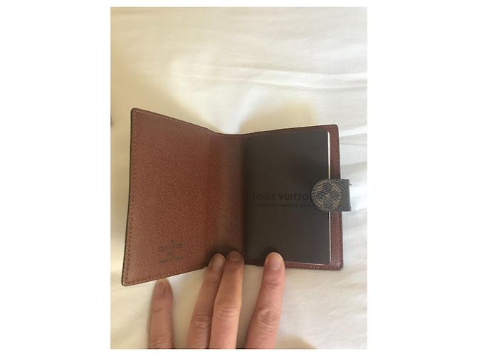 Louis Vuitton Small leather goods - directory Dark brown - view 3