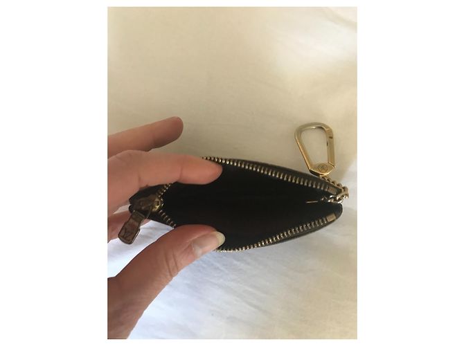 Portachiavi Louis Vuitton Monogramma Marrone Scuro - vista 3