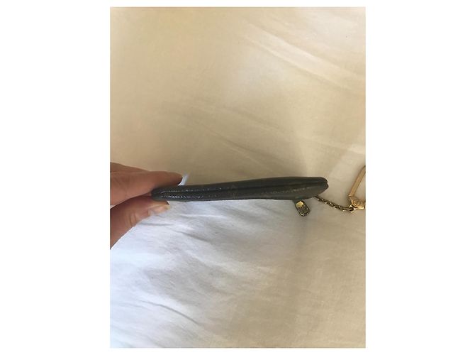 Portachiavi Louis Vuitton Monogramma Marrone Scuro - vista 4